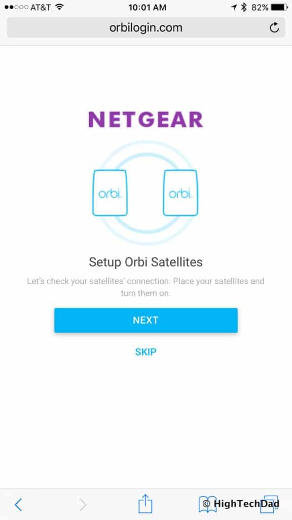 NETGEAR Orbi Mesh WiFi Router - connect