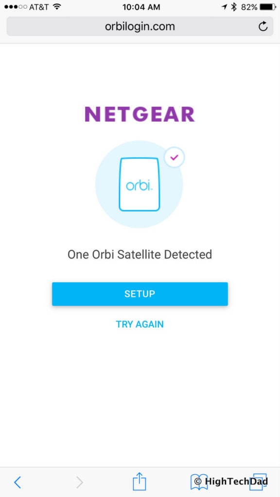 NETGEAR Orbi Mesh WiFi Router - connected