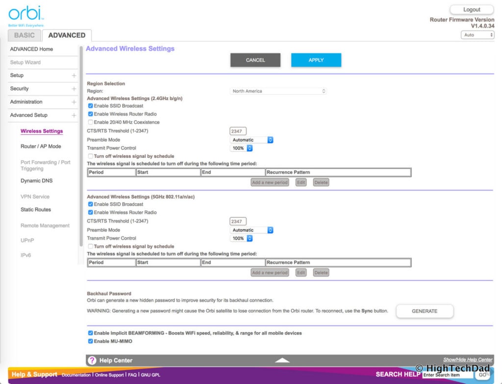 NETGEAR Orbi Mesh WiFi Router - wifi advanced