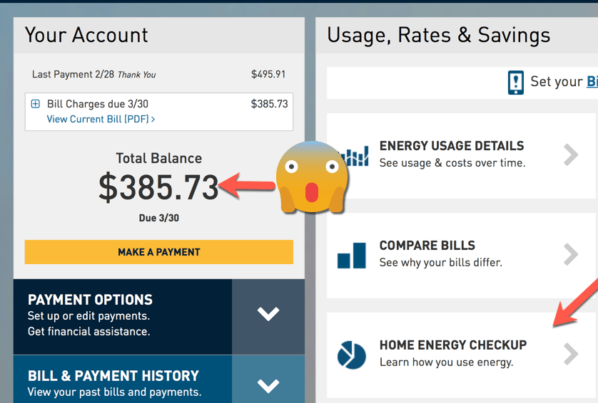 PGE-dashboard closeup