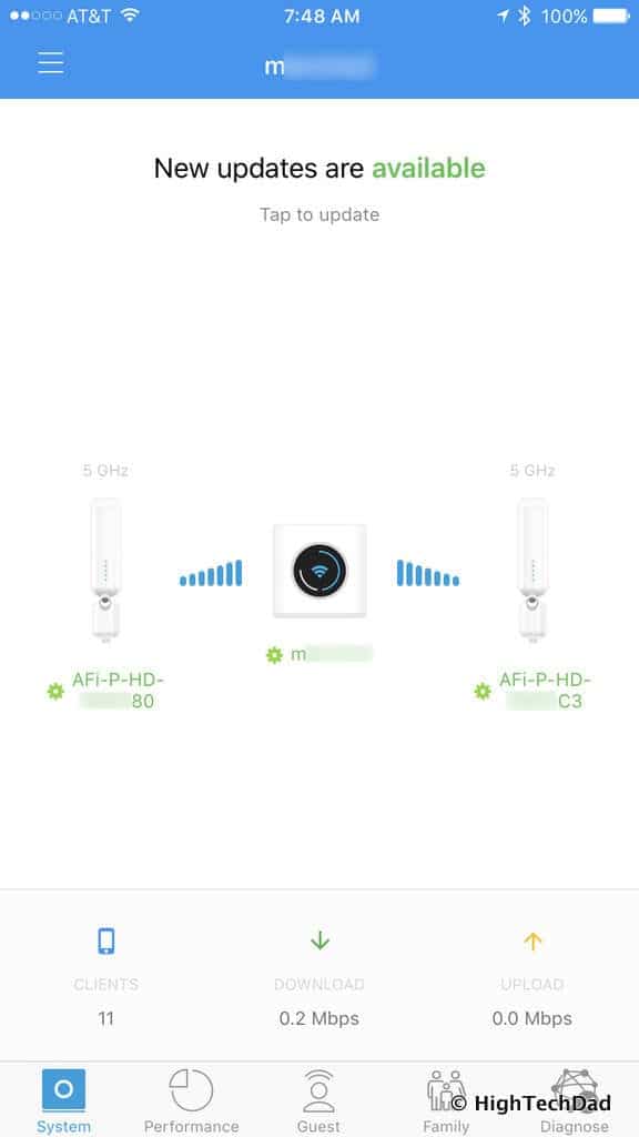 AmpliFi HD Mesh Wifi Router Review - hub and spoke