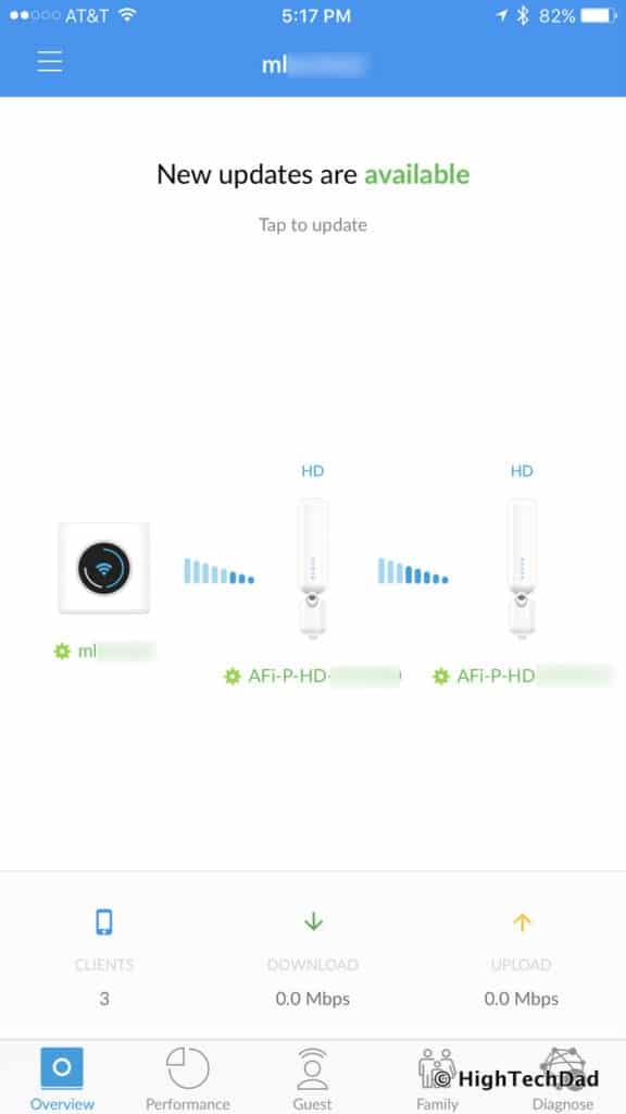 AmpliFi HD Mesh Wifi Router Review - daisy-chain