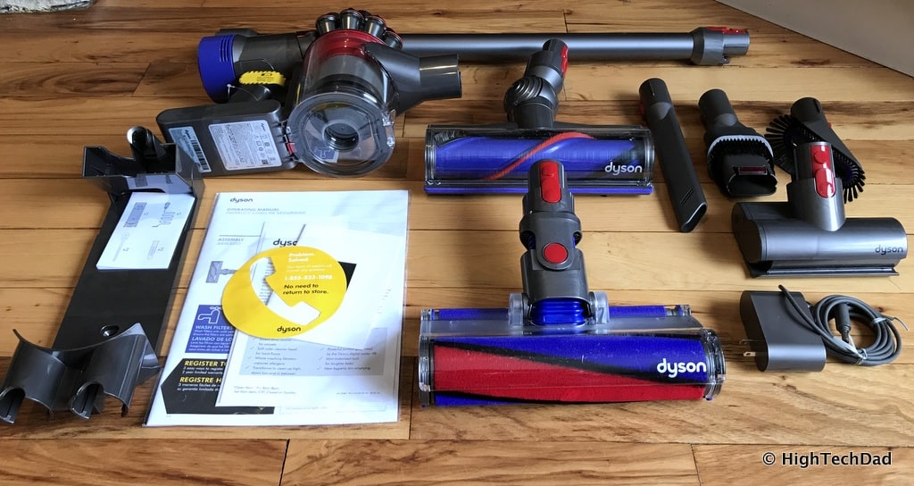 The Dyson V8 Absolute Vacuum Really SucksDirt Off of the Floor -  Review - HighTechDad™