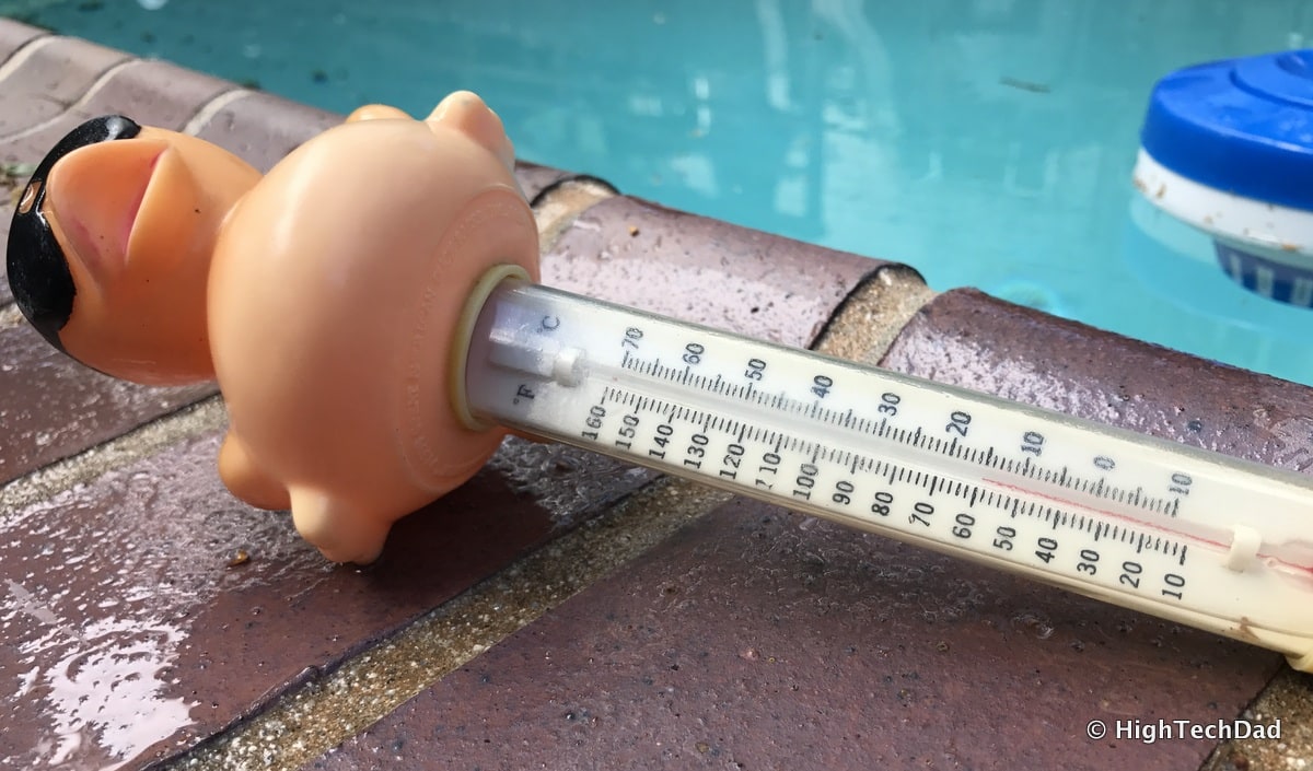 Residential Swimming Pool Tips - duck thermometer