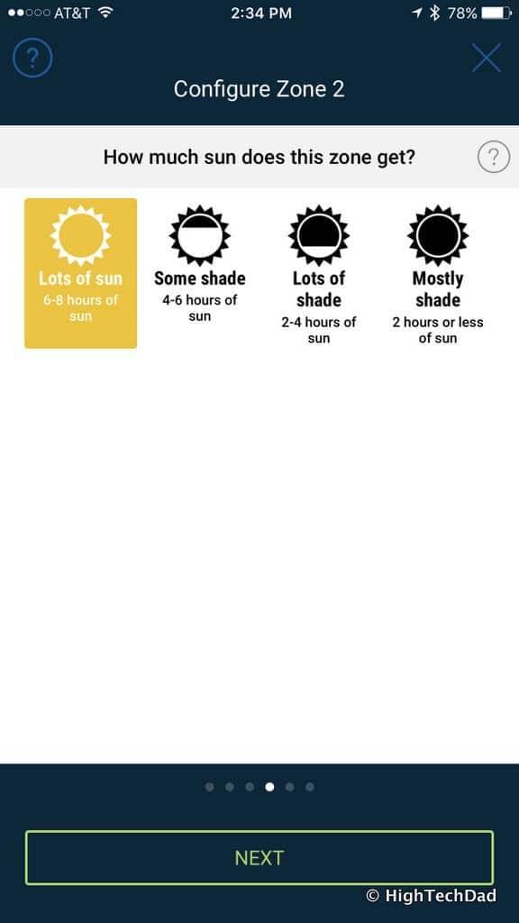 Rachio Smart Sprinkler Controller Review - hours of sun