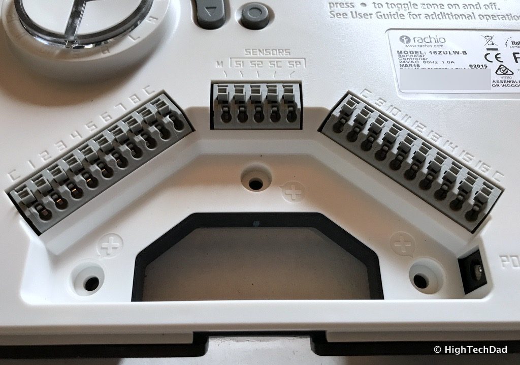 Rachio Smart Sprinkler Controller Review - connectors