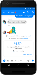 Messenger payment