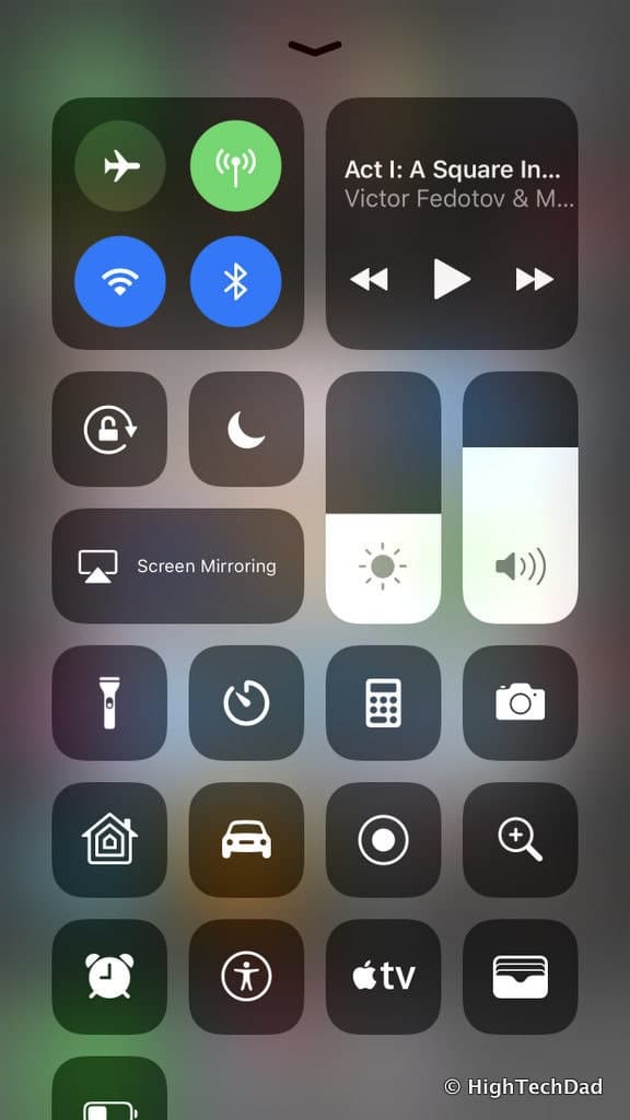 HTD's top iOS 11 features - control center
