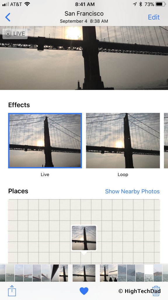 HTD's top iOS 11 features - Live photo updates