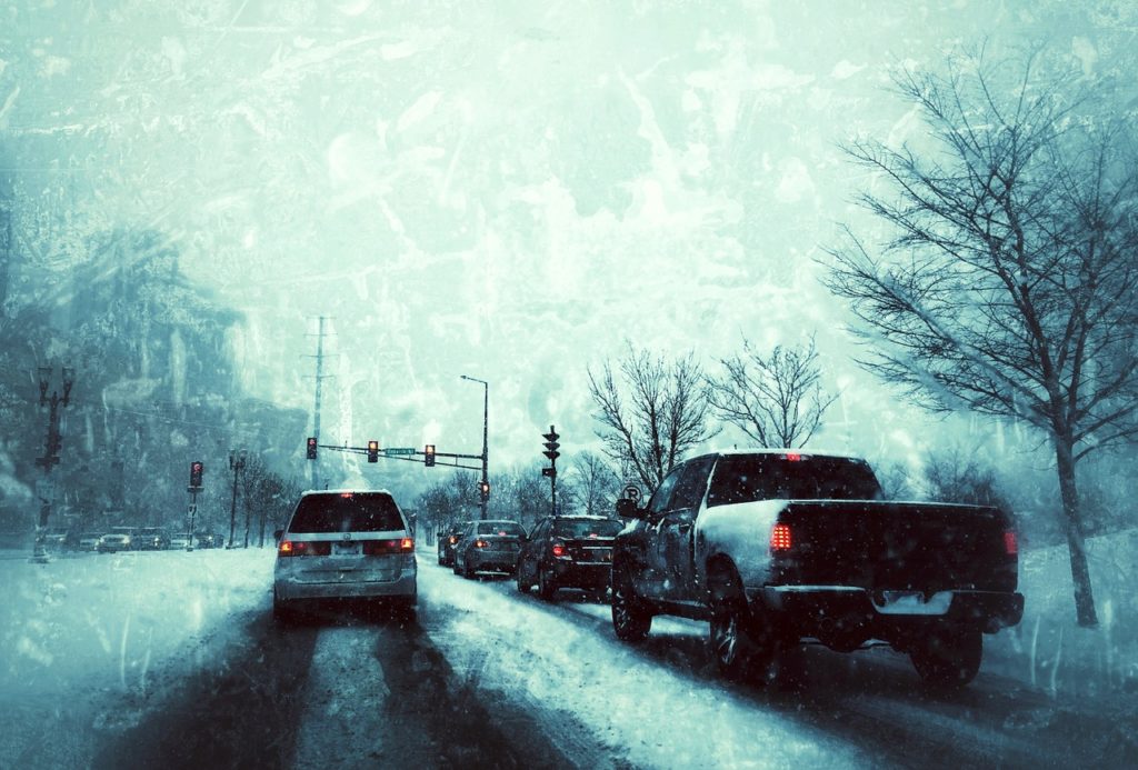 Car Winter Tips - winter road