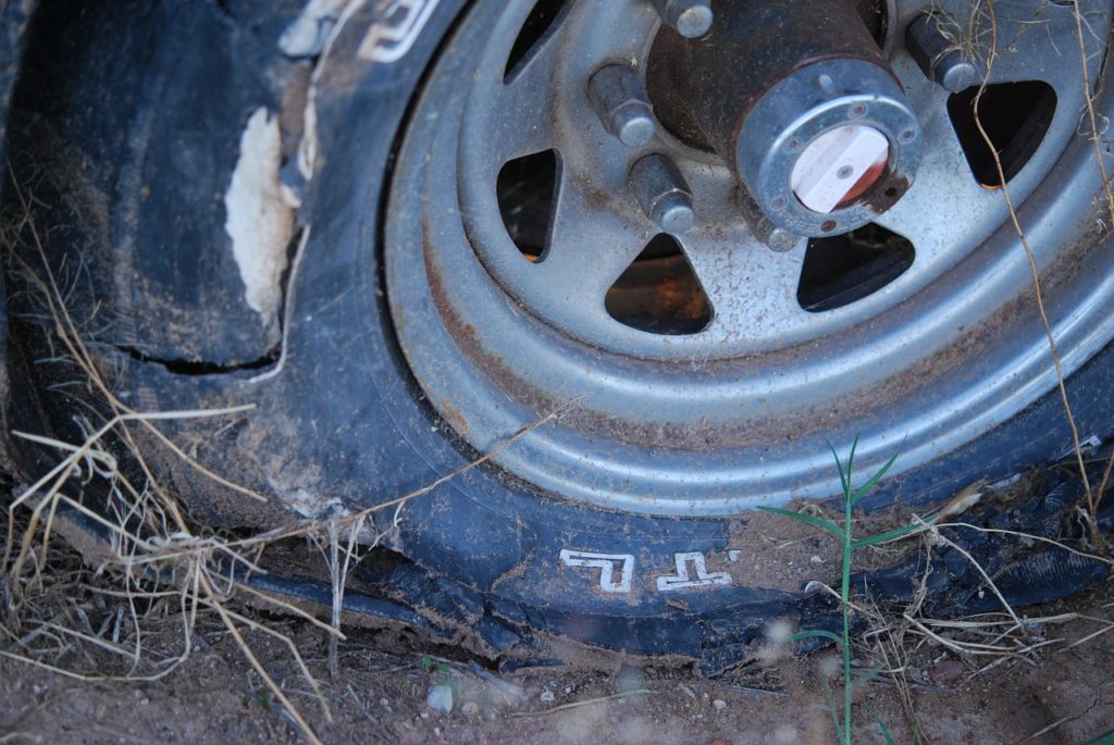 Car Winter Tips - worn tire