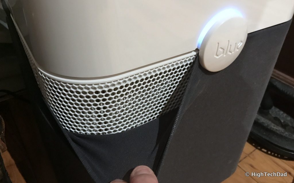 Blueair Blue Pure 211+ air purifier - showing filter