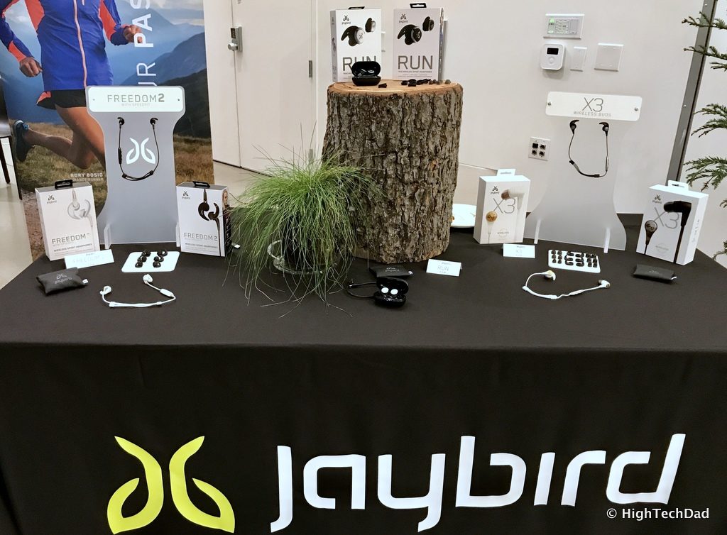 Logitech 2017 Holiday Tech Media Preview - Jaybird table