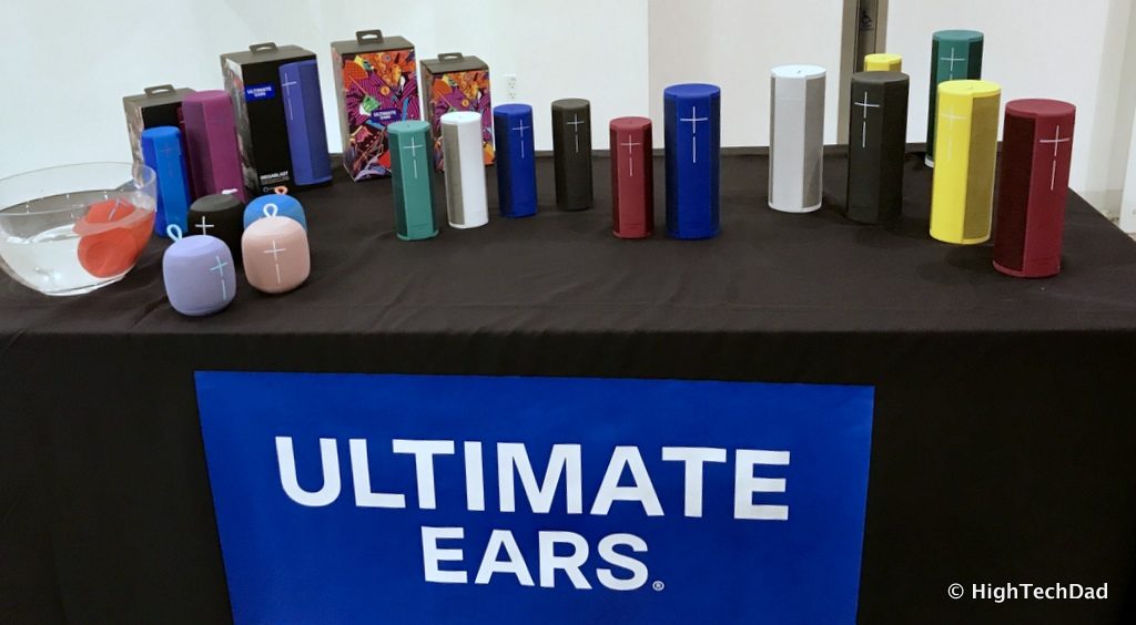 Logitech 2017 Holiday Tech Media Preview - Ultimate Ears table