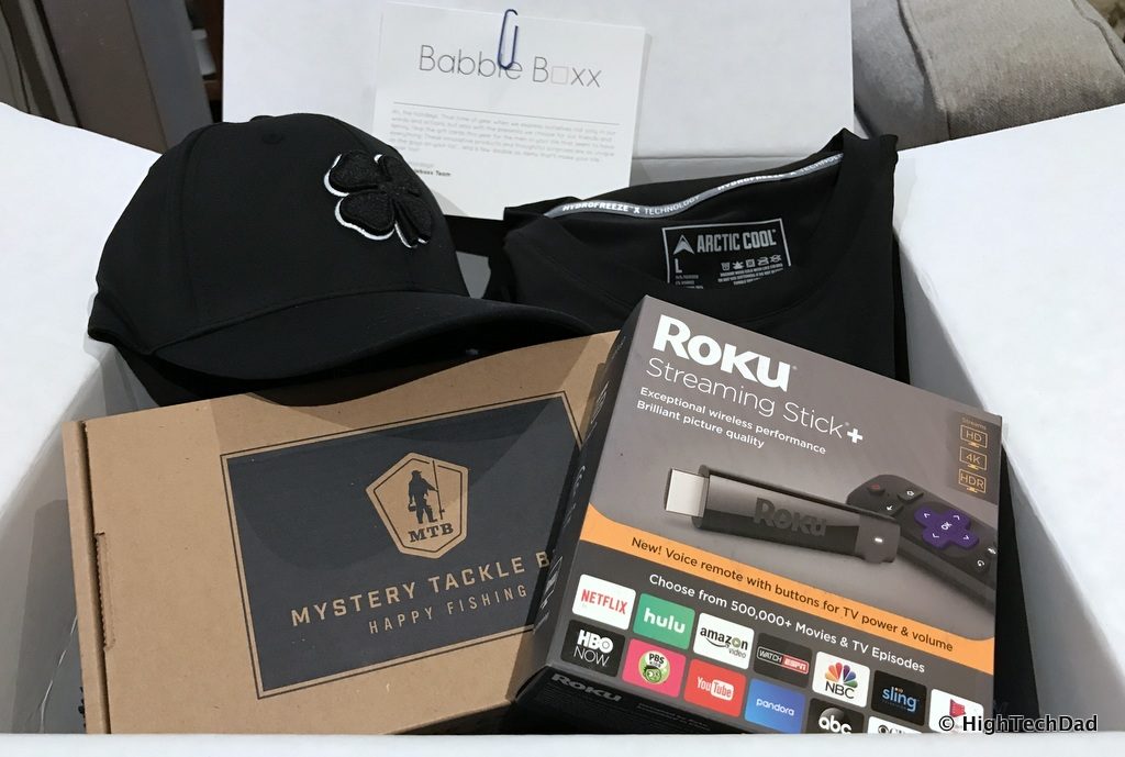 HTD Babbleboxx Gifts for Guys - box contents