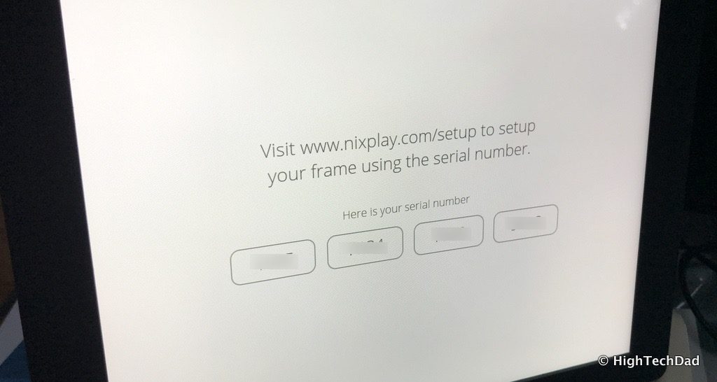 Nixplay Seed Digital Frame Review - register frame
