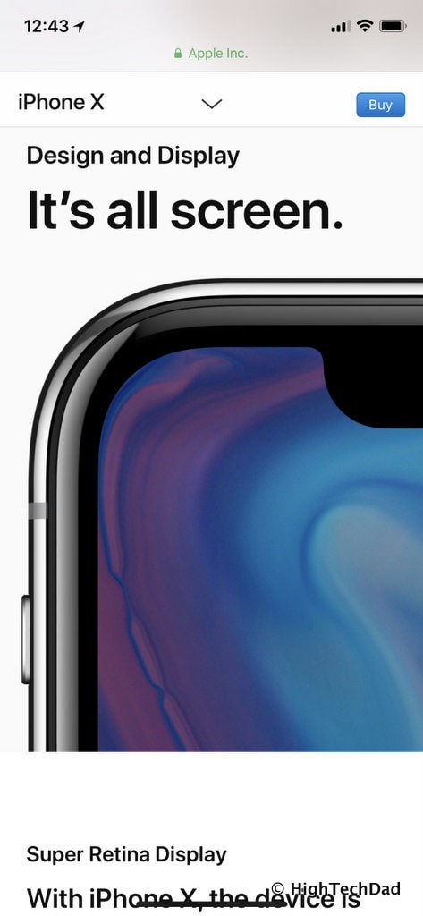 HTD Apple iPhone X - iPhone X website