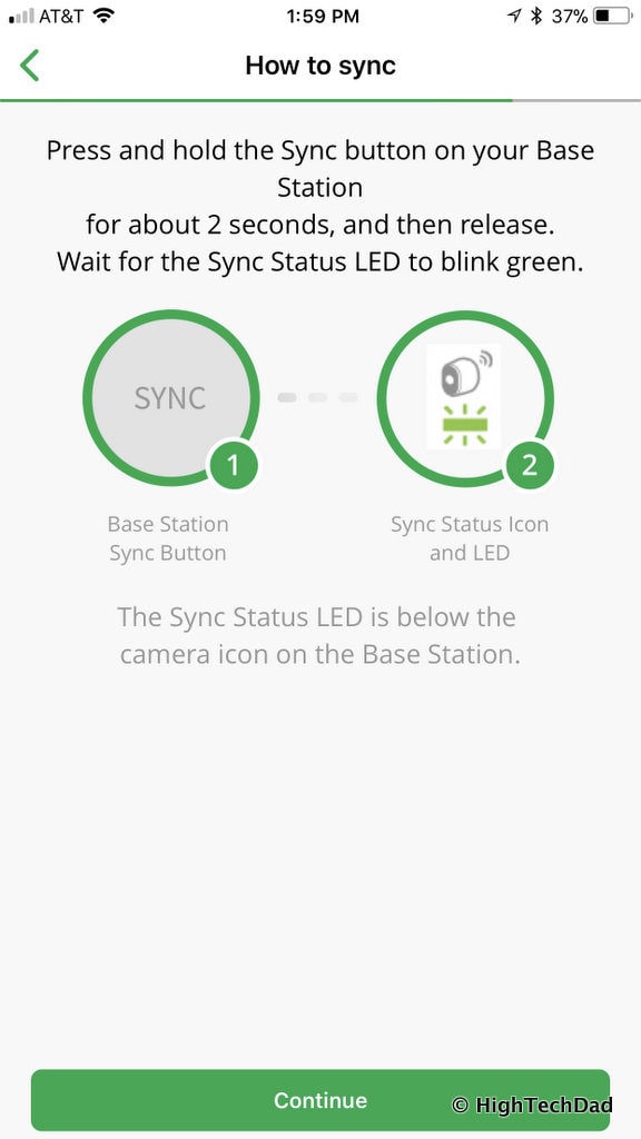 HTD NETGEAR Arlo Pro 2 - sync camera