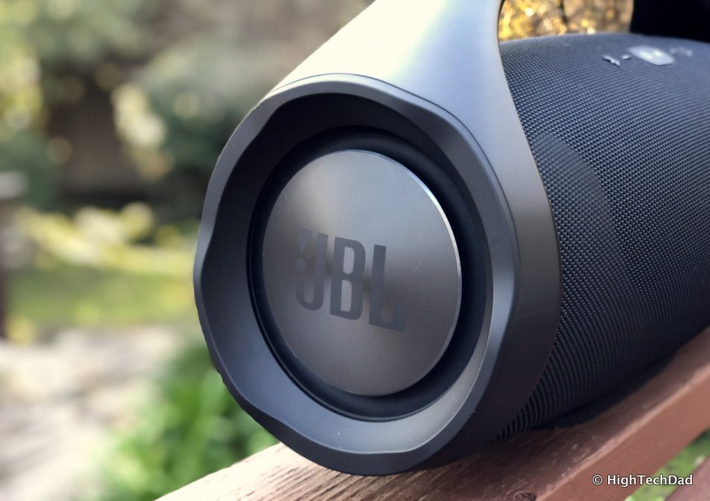 HTD JBL Boombox Bluetooth Speaker Review - woofer view