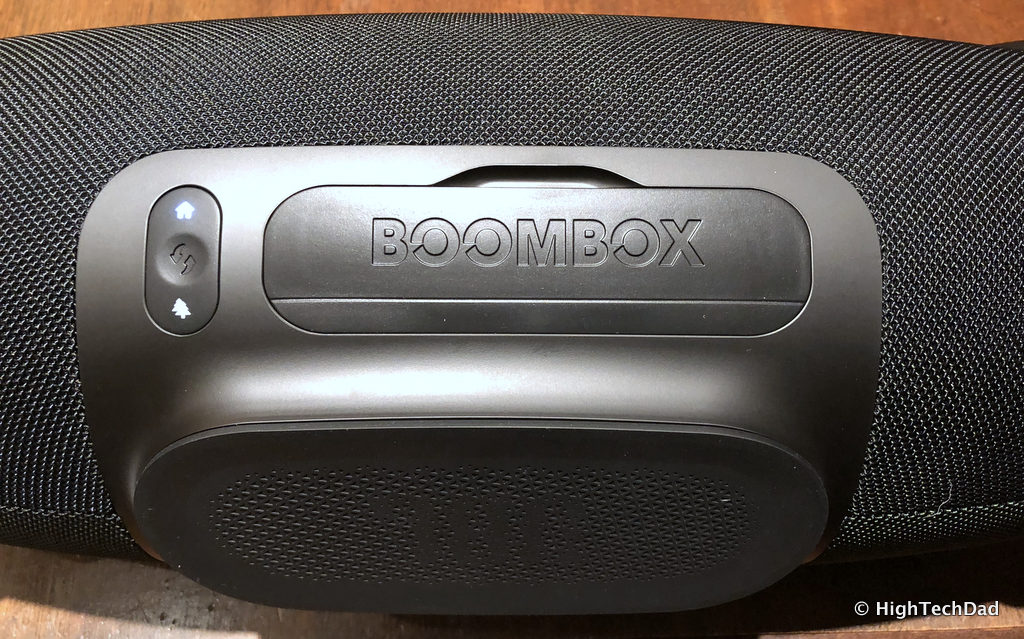 HTD JBL Boombox Bluetooth Speaker Review - closed back flap