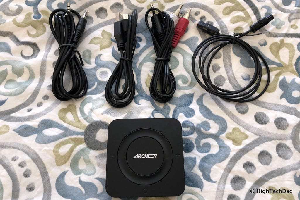 ARCHEER Bluetooth Transmitter & Receiver review - in the box