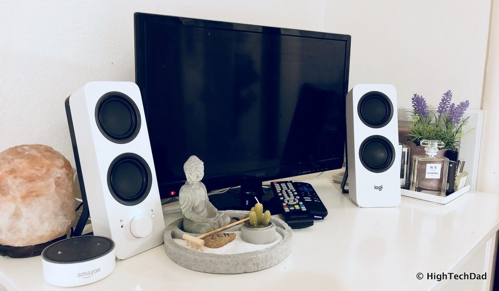 HTD Logitech Speaker review - daughter's TV