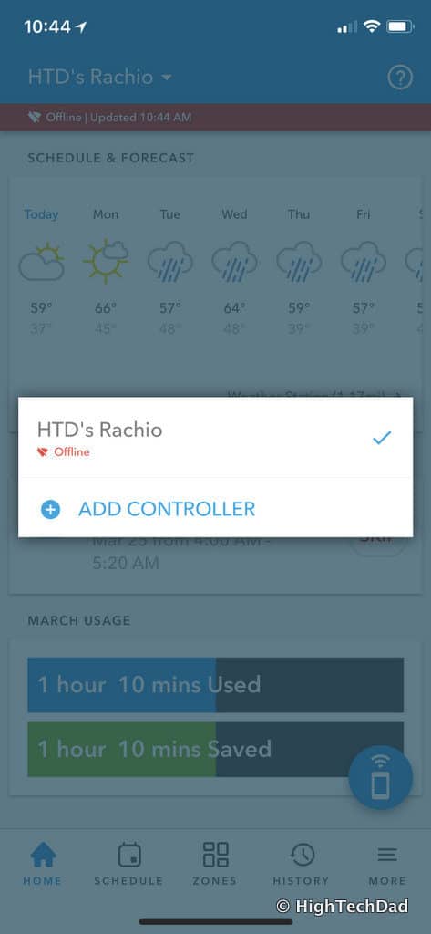 HTD Rachio Gen3 Review - add controller