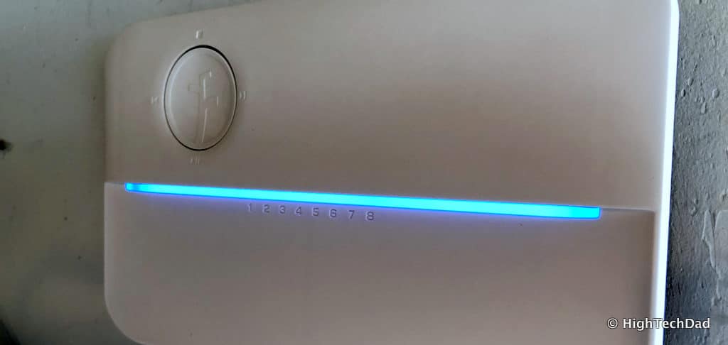 HTD Rachio Gen3 Review - light bar