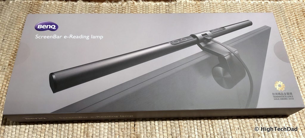 BenQ ScreenBar Review - boxed up