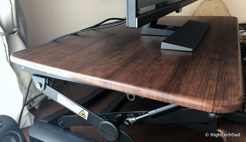 FlexiSpot ClassicRiser Standing Desk Converter review - big work area