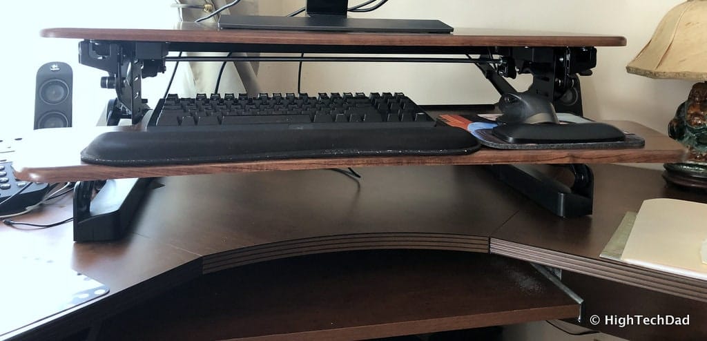 FlexiSpot ClassicRiser Standing Desk Converter review - a desktop converter