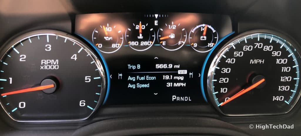 2018 Chevy Tahoe - gas mileage