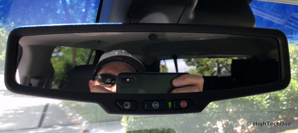 2018 Chevy Tahoe - HighTechDad in rear mirror