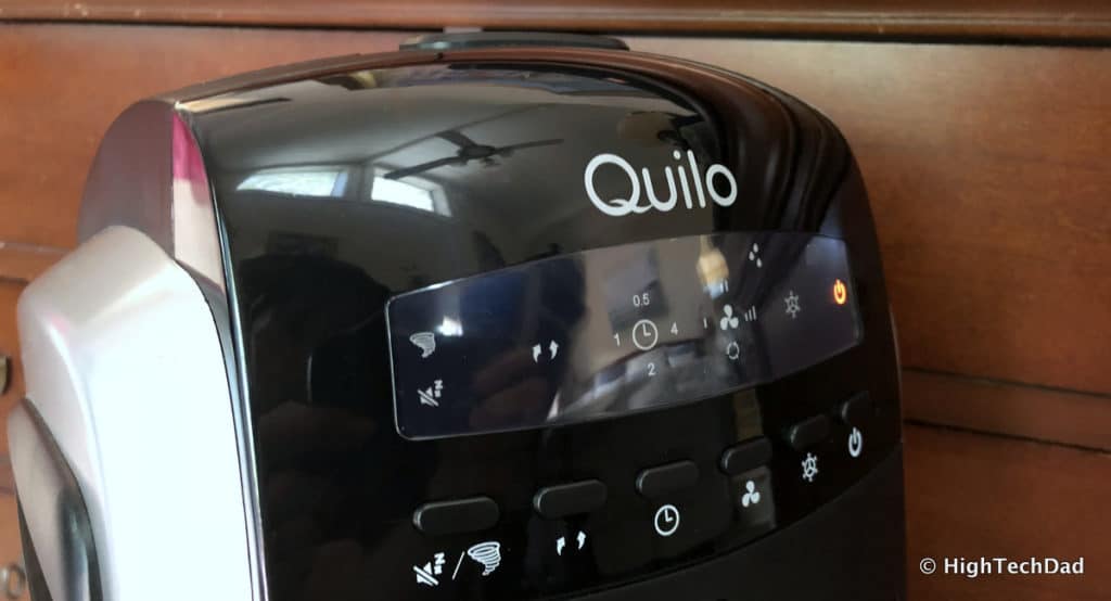 Quilo Tower Fan Review - top control