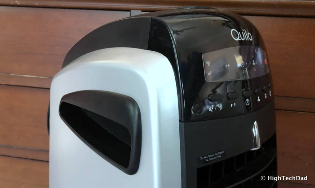 Quilo Tower Fan Review - handles