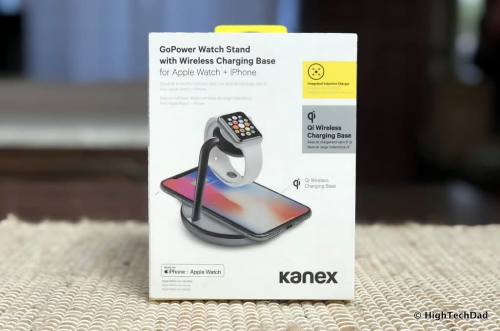 HTD Kanex GoPower Watch Stand with Wireless Charging Base Review - in box 