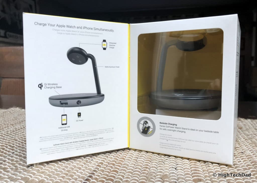 HTD Kanex GoPower Watch Stand with Wireless Charging Base Review - box open