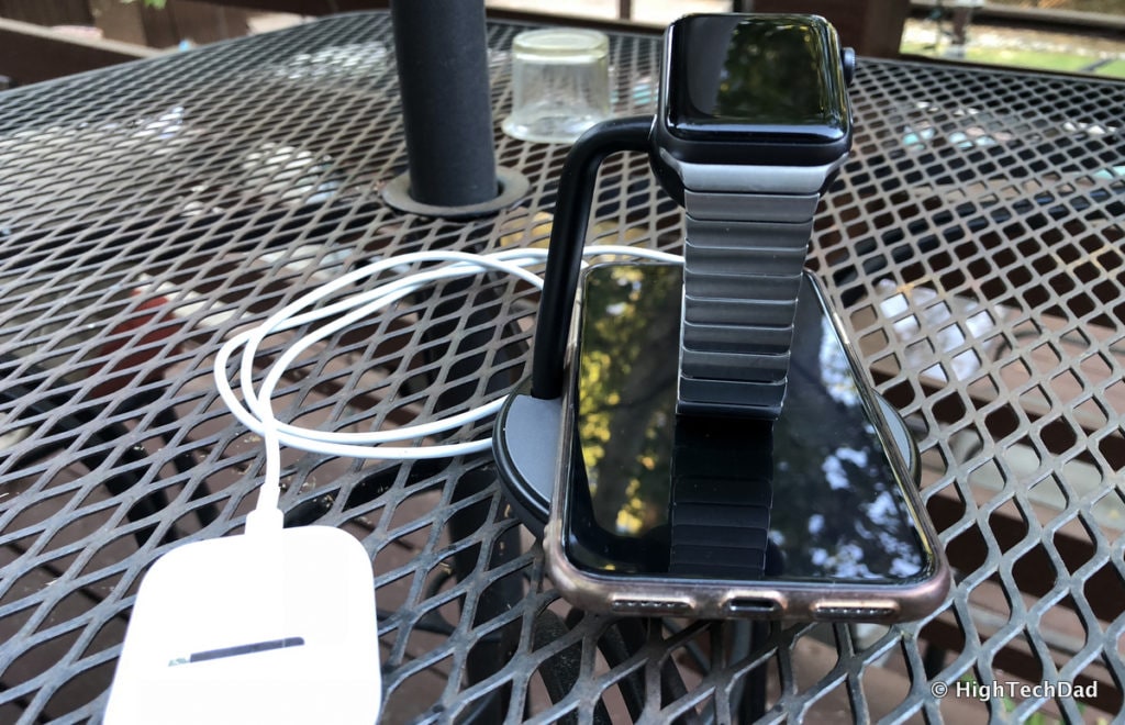 HTD Kanex GoPower Watch Stand with Wireless Charging Base Review - charge 3 devices