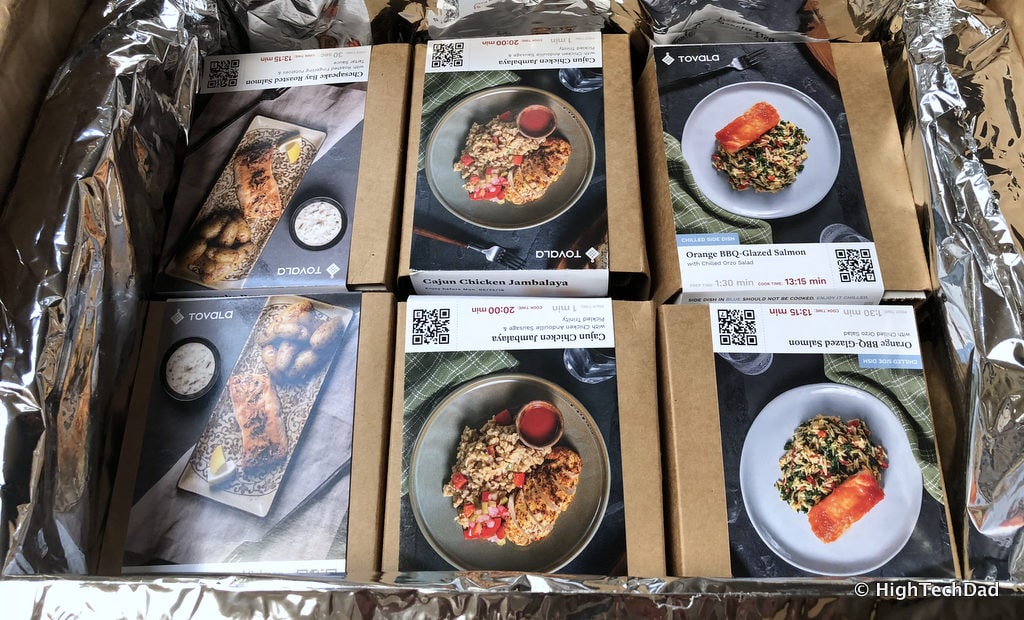 HTD Tovala Steam Oven & Meals Review - packed meals