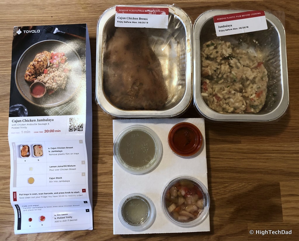HTD Tovala Steam Oven & Meals Review - what's in a meal