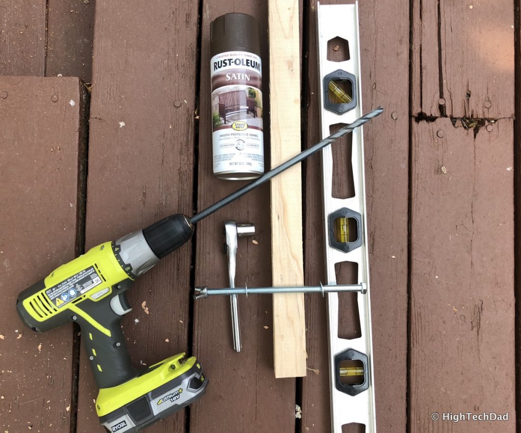 HTD DIY Deck Lighting Post - tools & materials