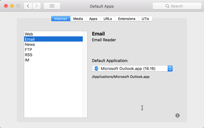 HighTechDad - How To set default application on Mac - set default email app