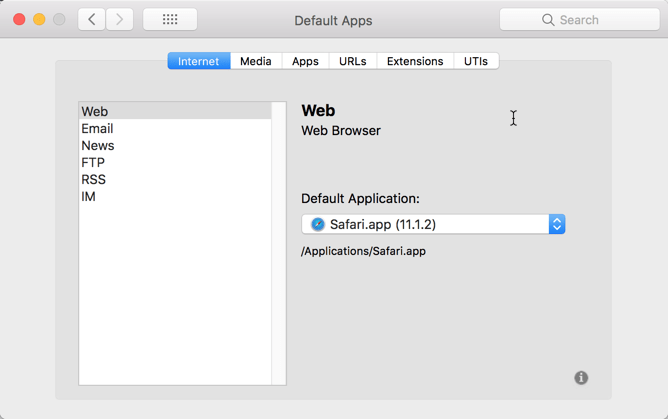 HighTechDad - How To set default application on Mac - set default web browser