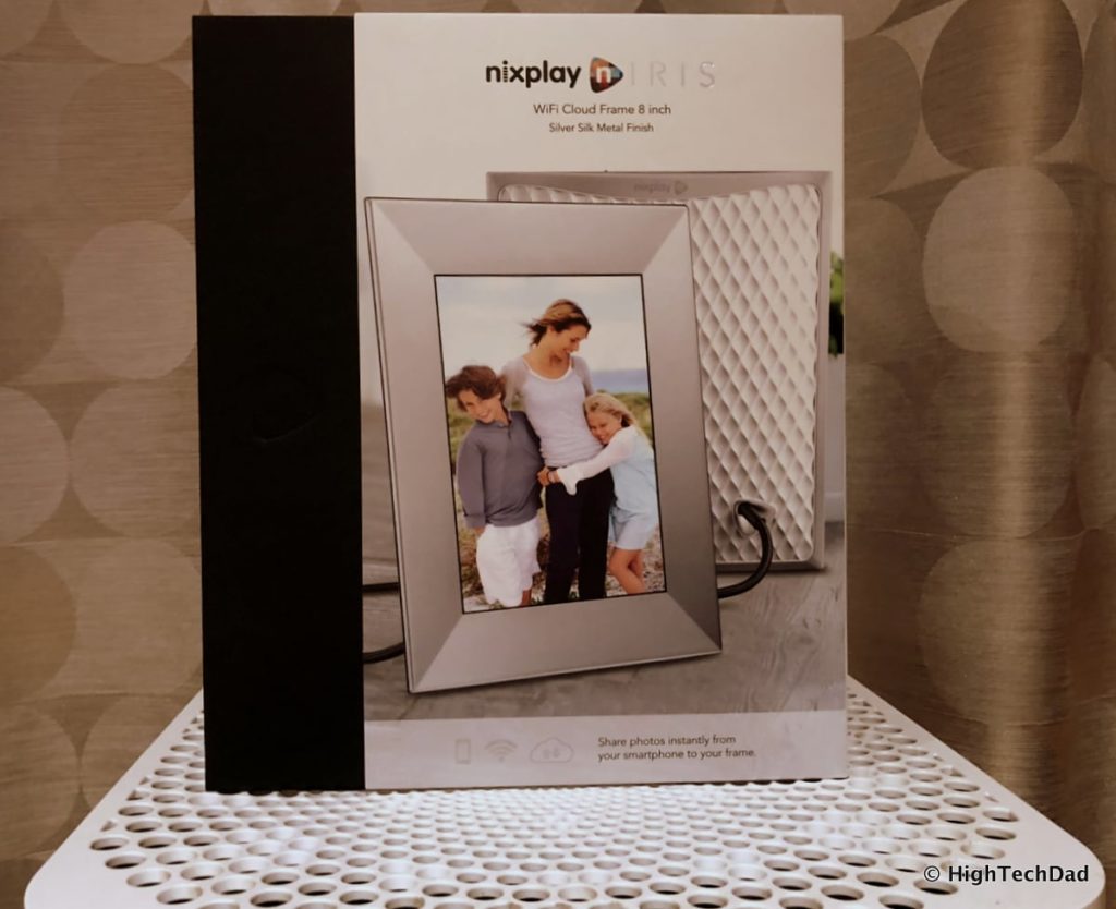 HighTechDad Nixplay Iris Digital WiFi Frame Review - boxed frame