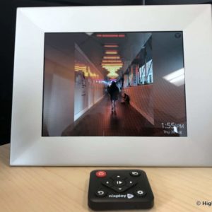 HighTechDad Nixplay Iris Digital WiFi Frame Review - frame and remote