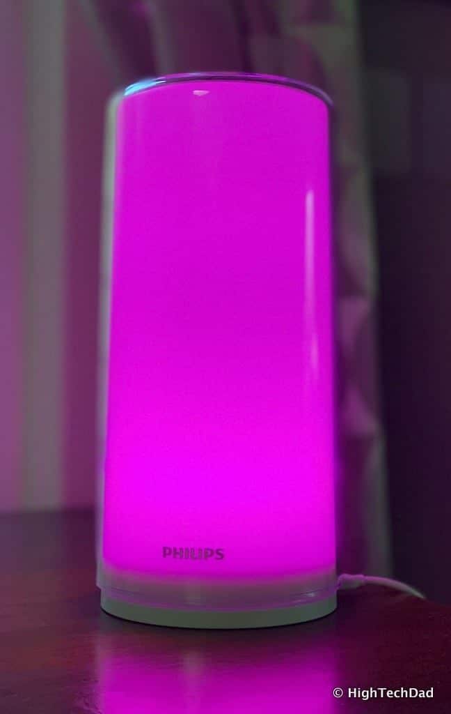 HighTechDad Xiaomi PHILIPS ZhiRui Smart Bedside Lamp - purple light