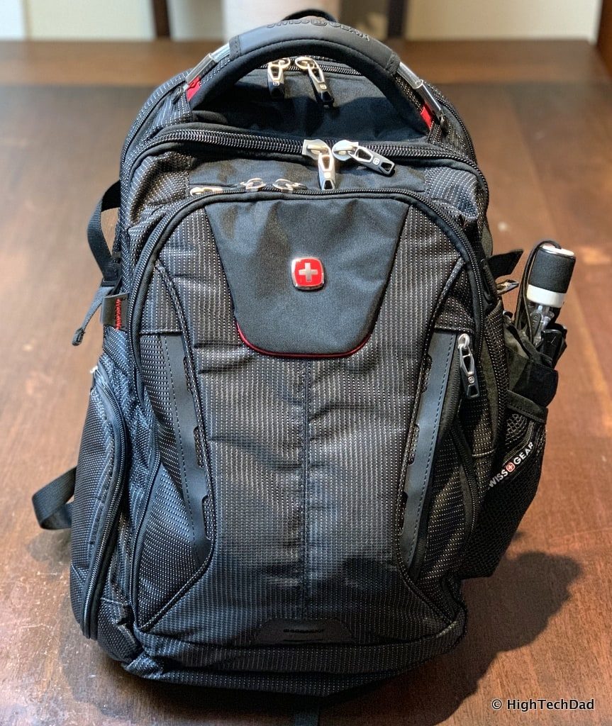 HighTechDad Swissgear 5358 USB ScanSmart Backpack Review - loaded up