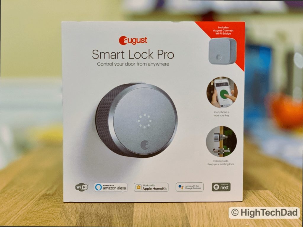 HighTechDad Review August Smart Lock Pro - boxed