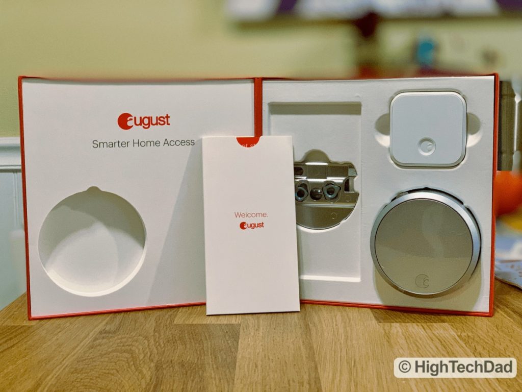 HighTechDad Review August Smart Lock Pro - boxed