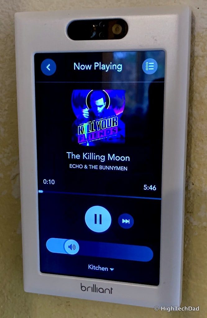 HighTechDad Brilliant Smart Switch Review - sonos album art